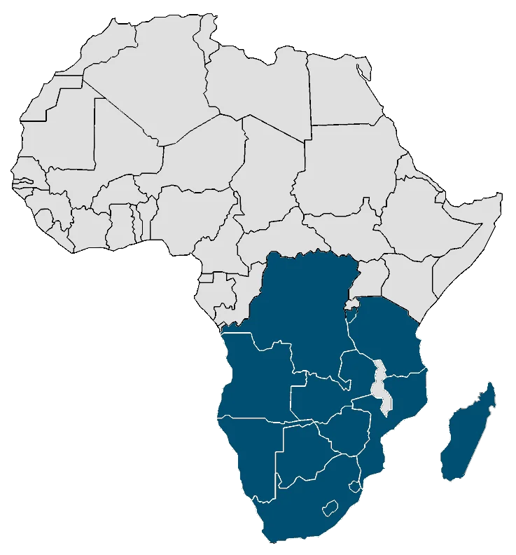 SADC Regions